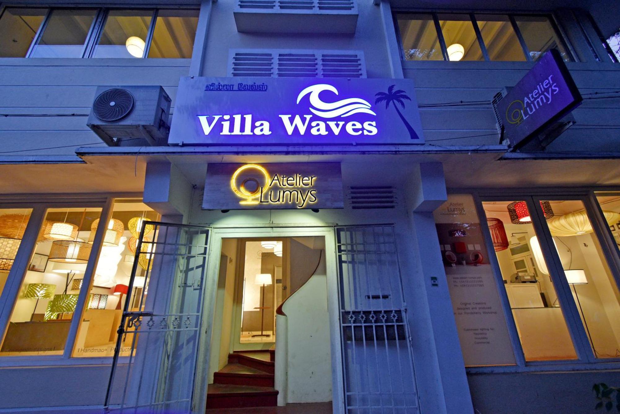 Villa Waves Пудучеррі Екстер'єр фото