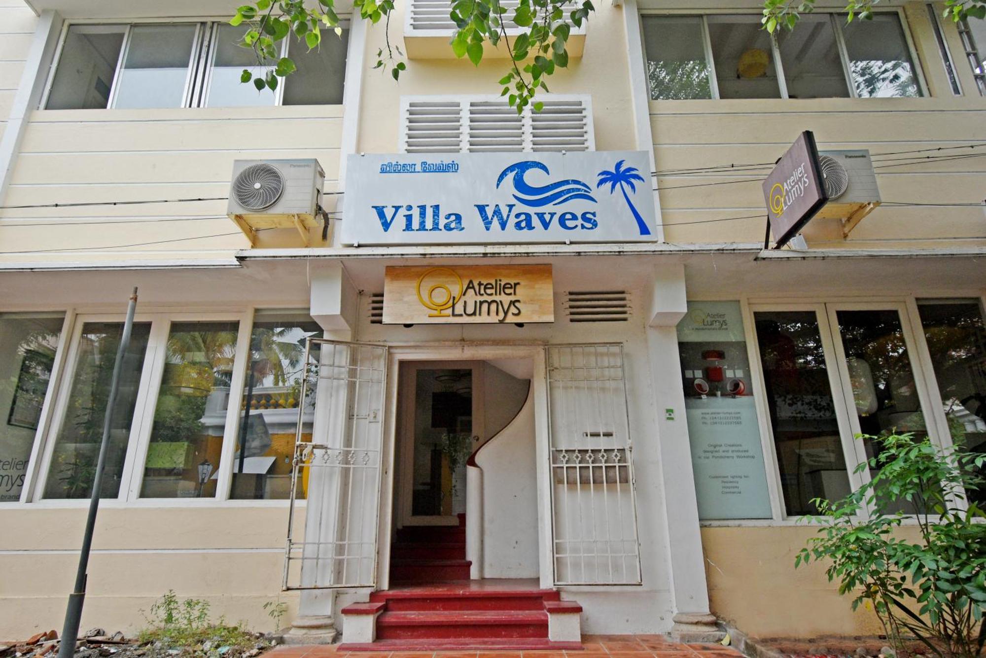 Villa Waves Пудучеррі Екстер'єр фото