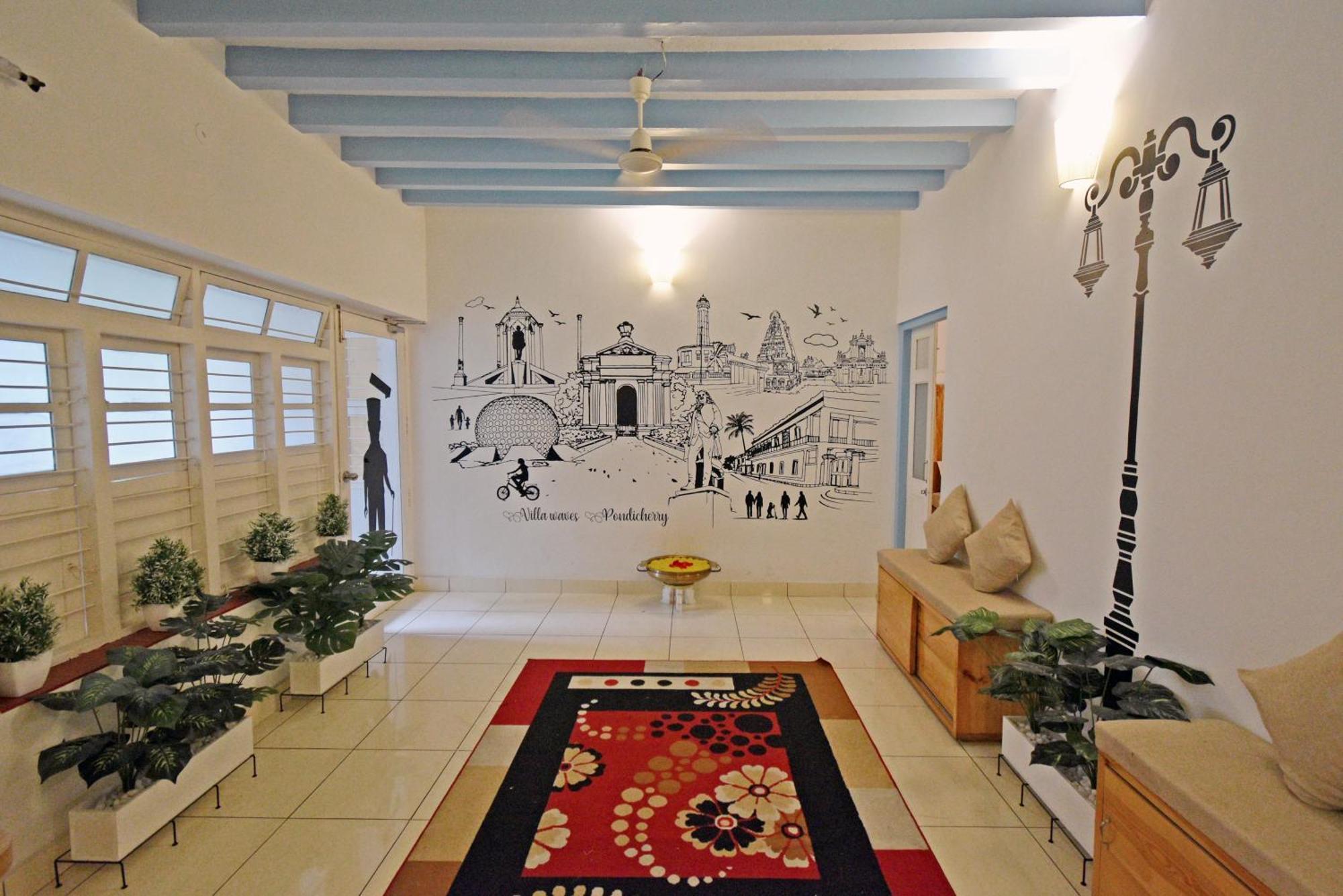 Villa Waves Пудучеррі Екстер'єр фото